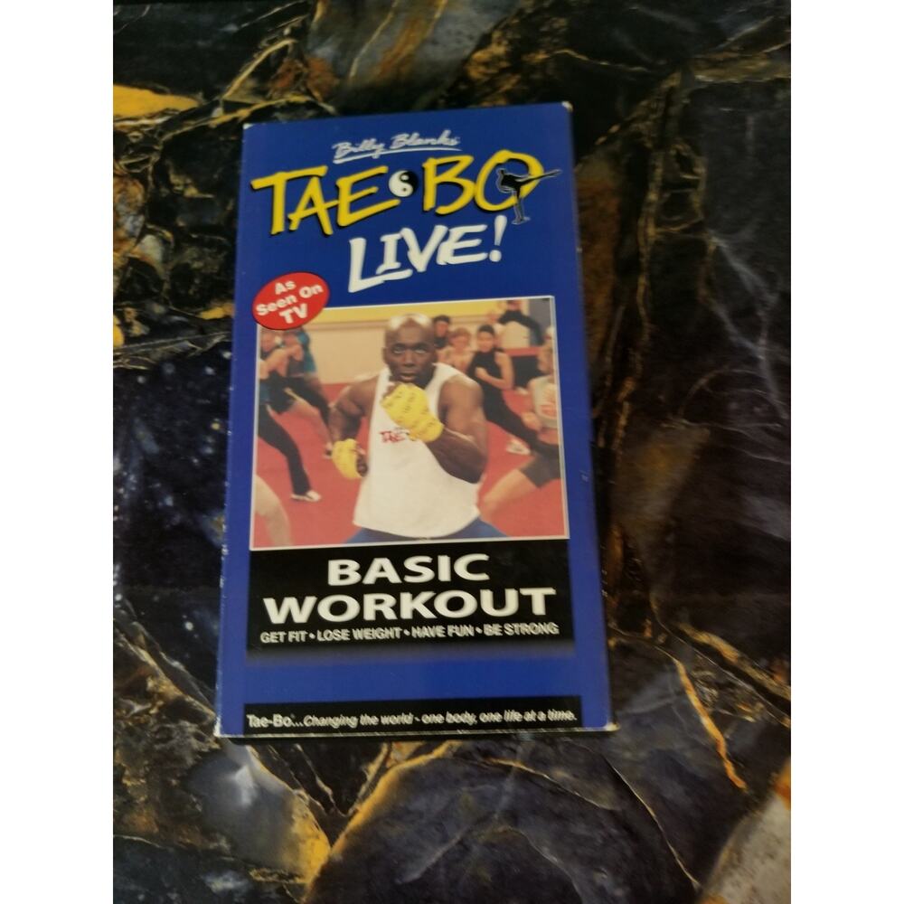 VHS Fun TAE BO LIVE BASIC WORKOUT BILLY BLANKS